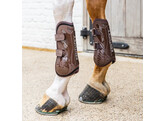 Tendon boots bamboo velcro brown M