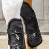 Tendon boots elastic with knee protection black L