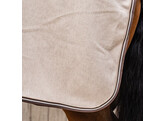 Fleece rug heavy melange beige 125-5 9