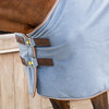 Fleece rug heavy melange dusty blue 145-6 6