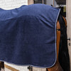 Fleece rug heavy melange navy 125-5 9
