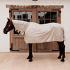 Mesh fly rug comfort classic with neck   belly cover beige/bordeaux 125-5 9