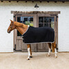 Fleece rug plaited rope black 145-6 6