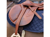 Premium Soft Leather Stirrup Strap 135 tobacco