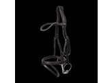 Medium Flash noseband Bridle Soft Leathersoft coll Pony/black