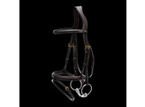 Plaited Flash Noseband Bridle Black Over D Collection