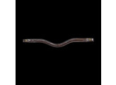 Laced V-Shaped Browband Brown Over D Collection