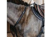 Plaited Bridge Breastplate Black Full NEC