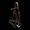 Round Leather Bridle Black Cob Working By Dyon