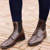 Short Boots front laces brown size 45