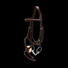 Plaited Figure 8 Bridle  BLACK FULL