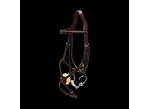 Plaited Figure 8 Bridle  BLACK FULL