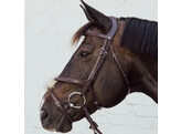 Plaited Figure 8 Noseband BLACK OVER