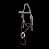Plaited Figure 8 Noseband BLACK OVER