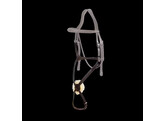 Plaited Figure 8 Noseband BLACK OVER