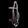 Anatomic noseband without flash BROWN COB