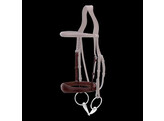 Anatomic noseband without flash BROWN OVER