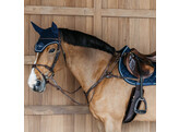 5 points breastplate with elastic Black Pony D