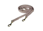 Dog lead velvet beige size S 2m