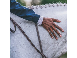 5/8 Laced Reins Brown Full HC