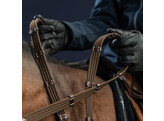 5/8 Web Reins With 9 Leath Loops Brown Full HC