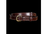 Flat Leath Belt Brown 115 Cm