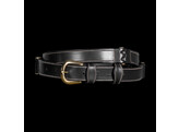 Flat Leath Belt Black 80 Cm