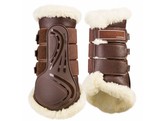 Brushing boots  Sheepskin  Pu Pad  Brown  L