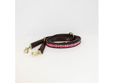 Dog lead handmade pearls pink 250cm