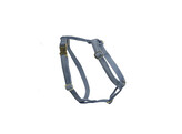 Dog Harness loop velvet light blue M 52-89cm