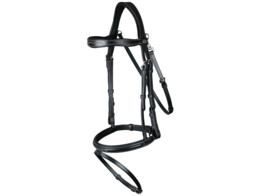 Dy on Working Collection Flash Noseband Bridle with Snap Hooks