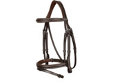 Flash noseb Bridle Black Pony WC