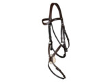 Fig 8 noseb Bridle Black Full WC