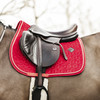 Saddle Pad velvet jumping red